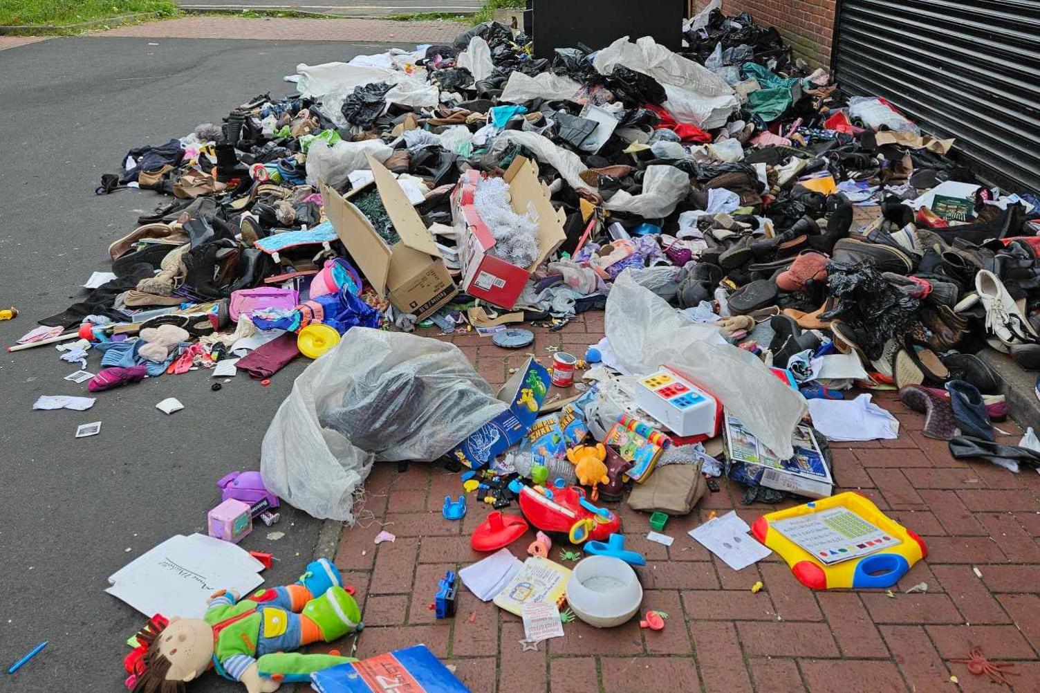 fly tipping in West Bromwich