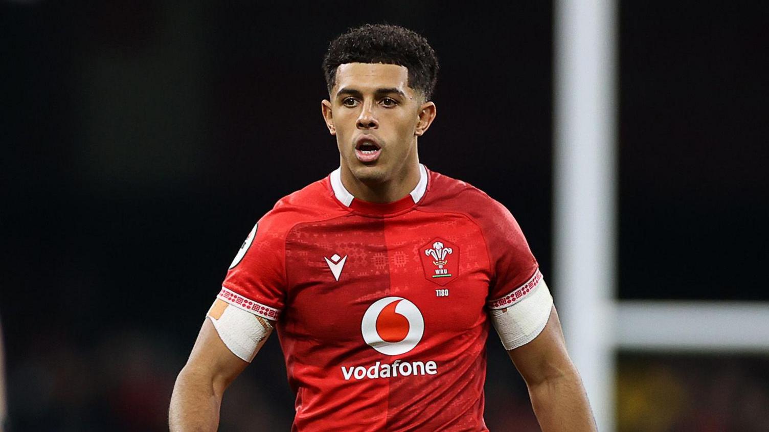 Rio Dyer in action for Wales against South Africa at Principality Stadium