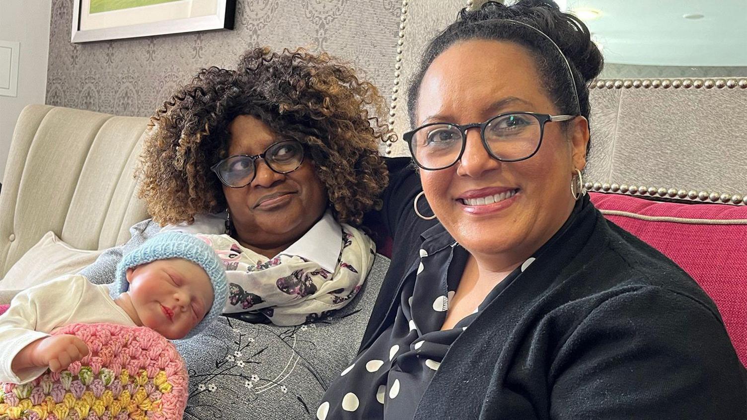 Joyce and her mum Margaret