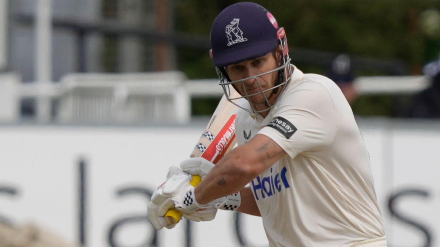 Warwickshire's Sam Hain bats against Sussex at Hove in April 2026