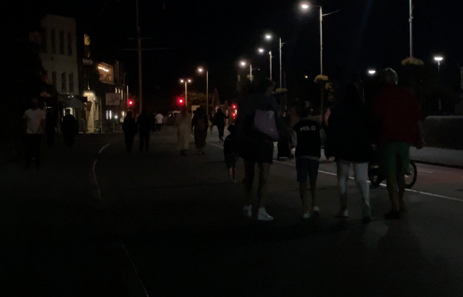 Street lights in St Peter Port