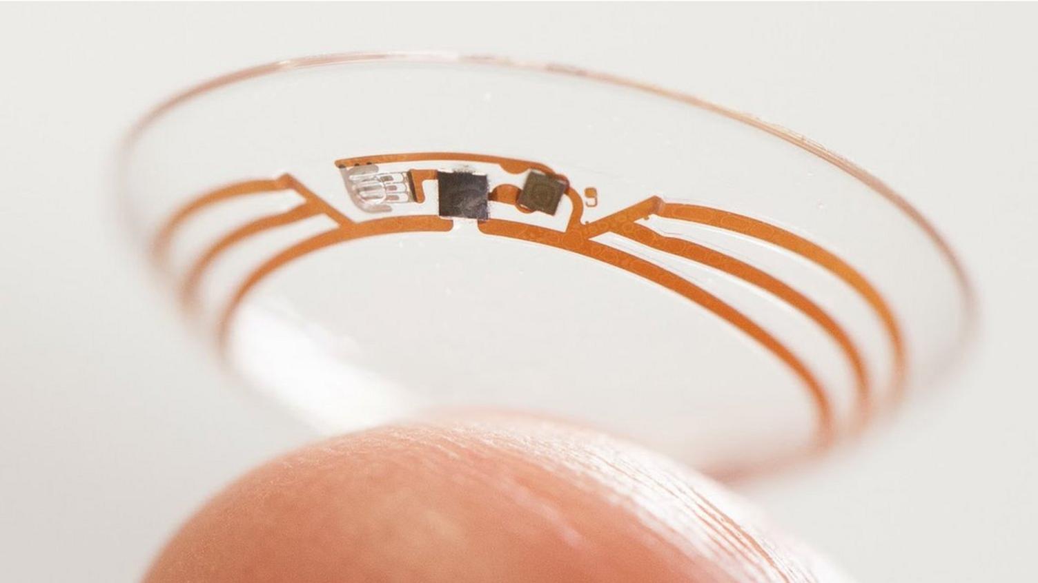 Google's smart contact lens prototype