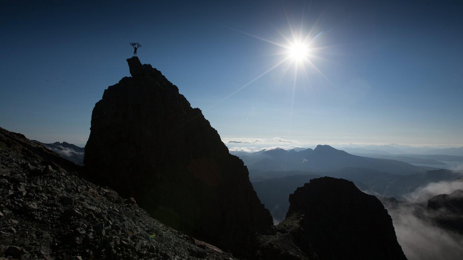 Danny Macaskill on Skye Ridge