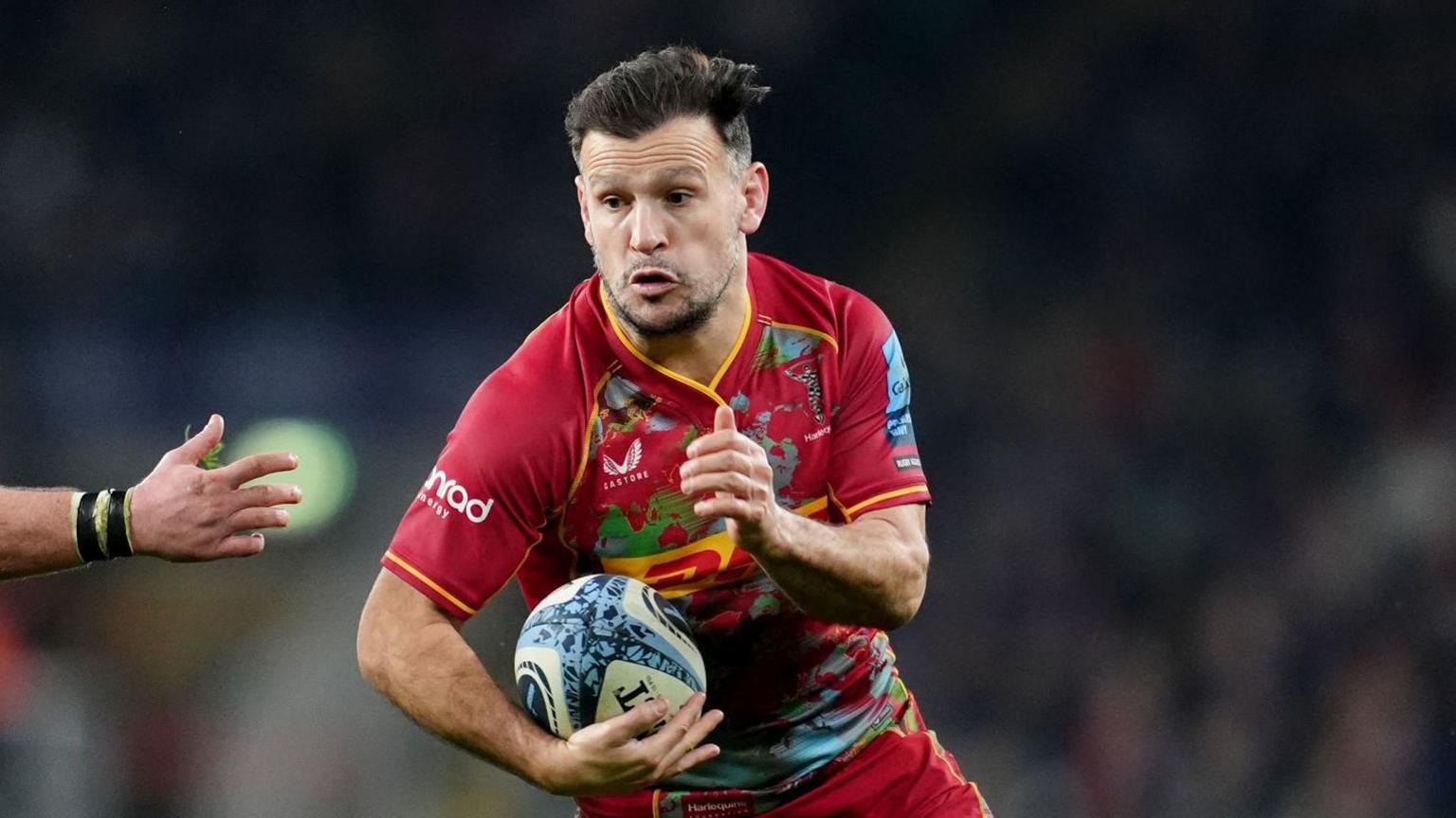 Danny Care running with the ball for Harlequins