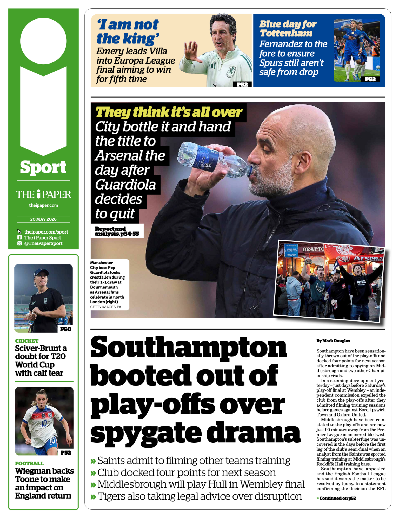 i Sport back page 