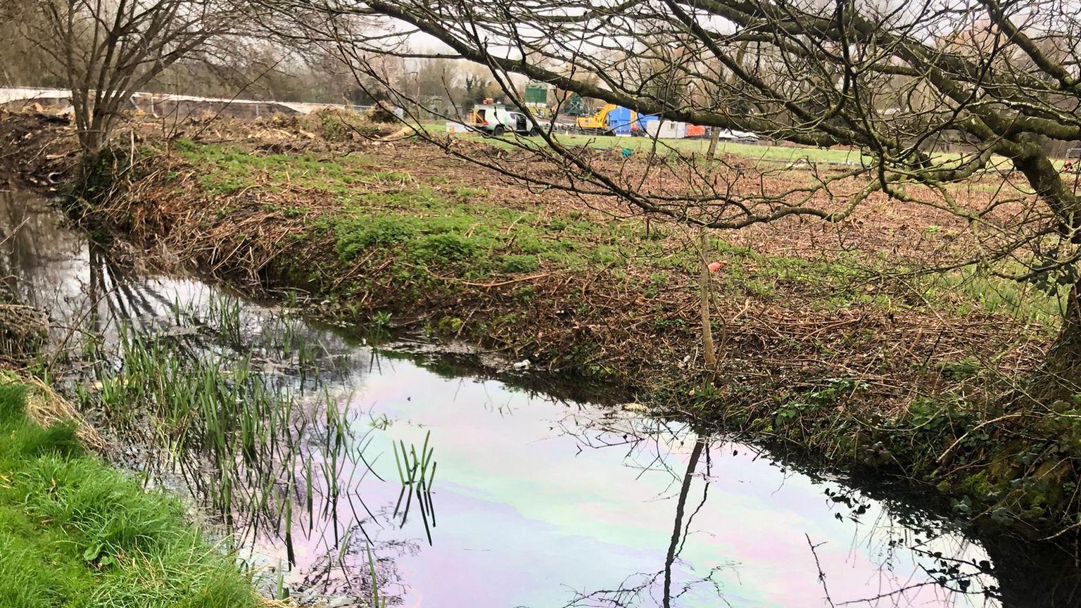 Fuel in water in Maple Cross, Hertfordshire