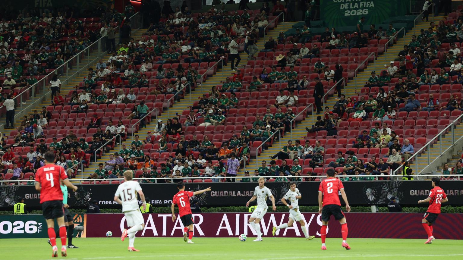 Fans on concourses instead of in seats, claims Fifa