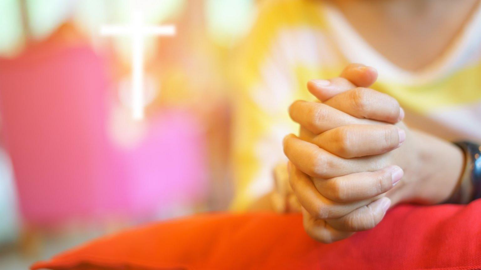 Woman praying