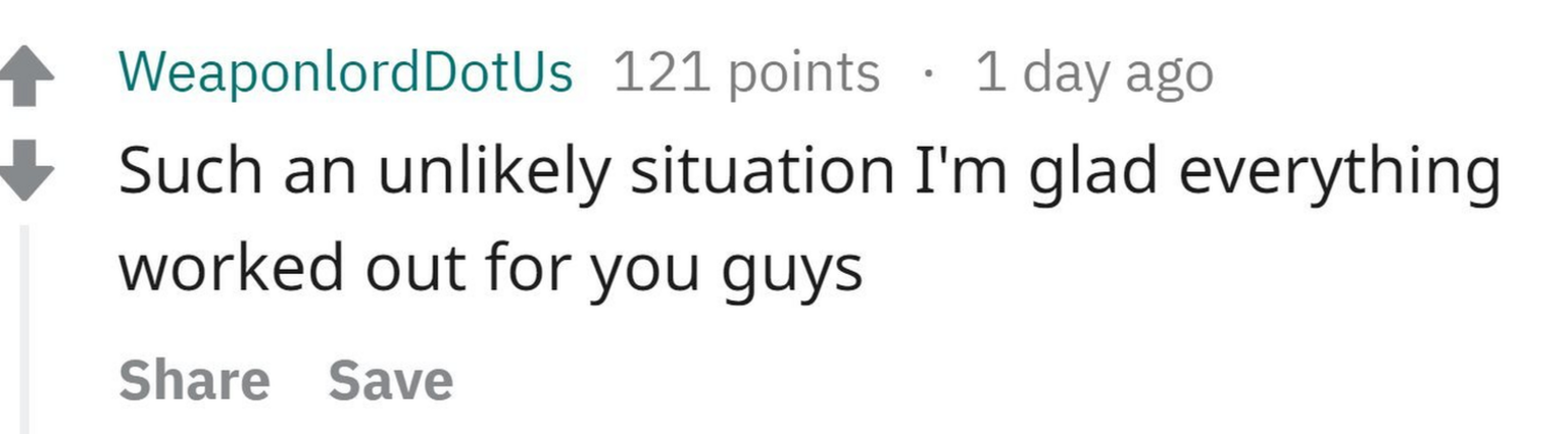 Reddit comment