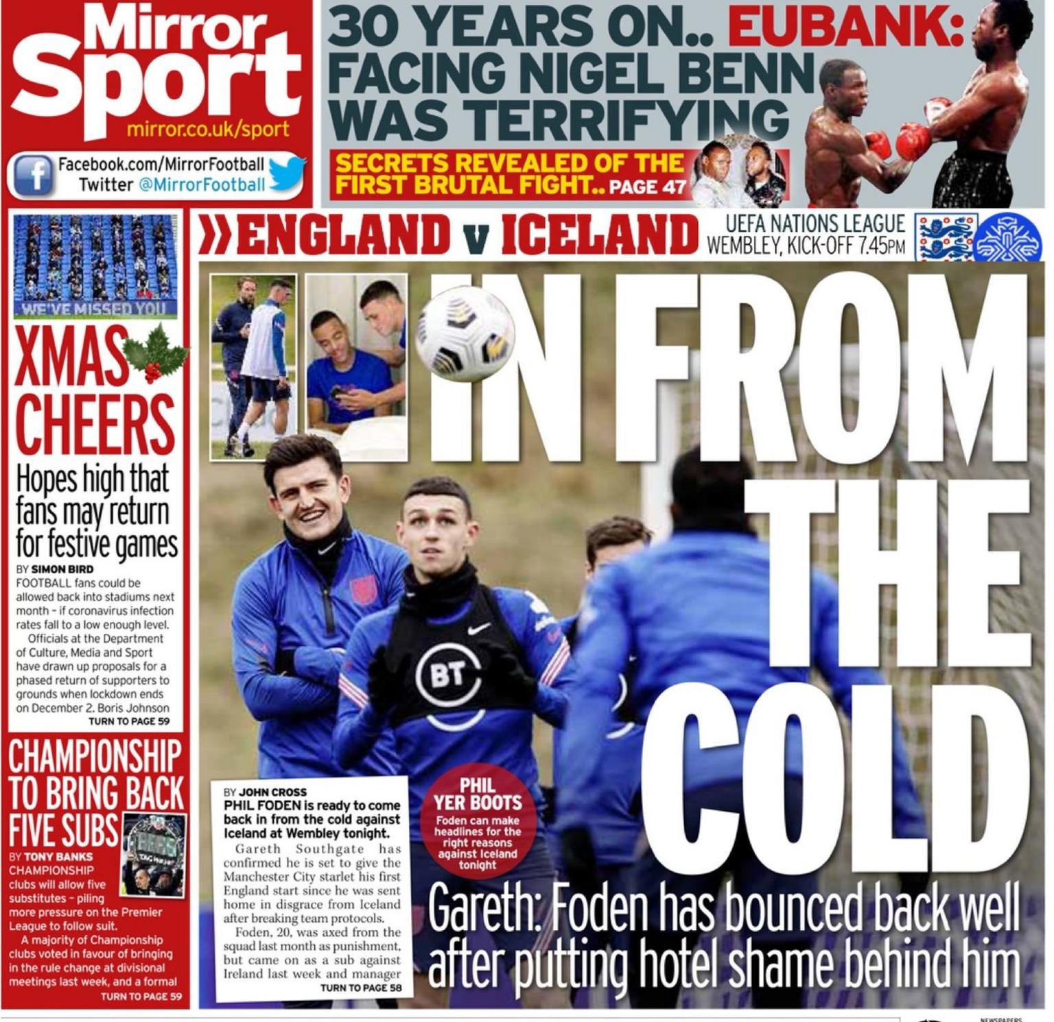 Mirror back page