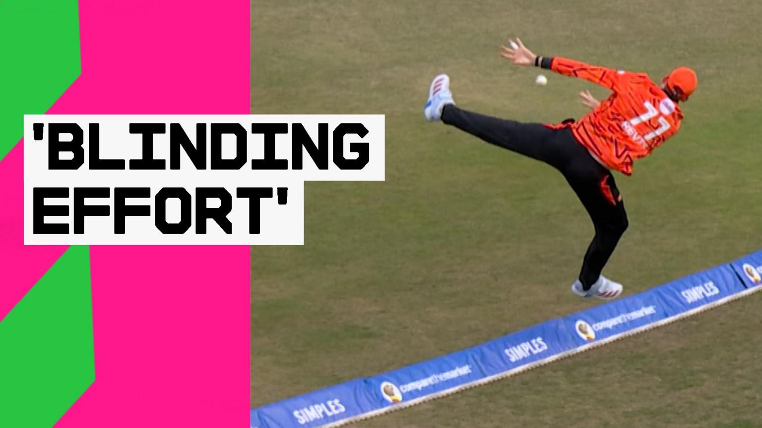 How two 'sensational' fielding moments win the match for Sunrisers