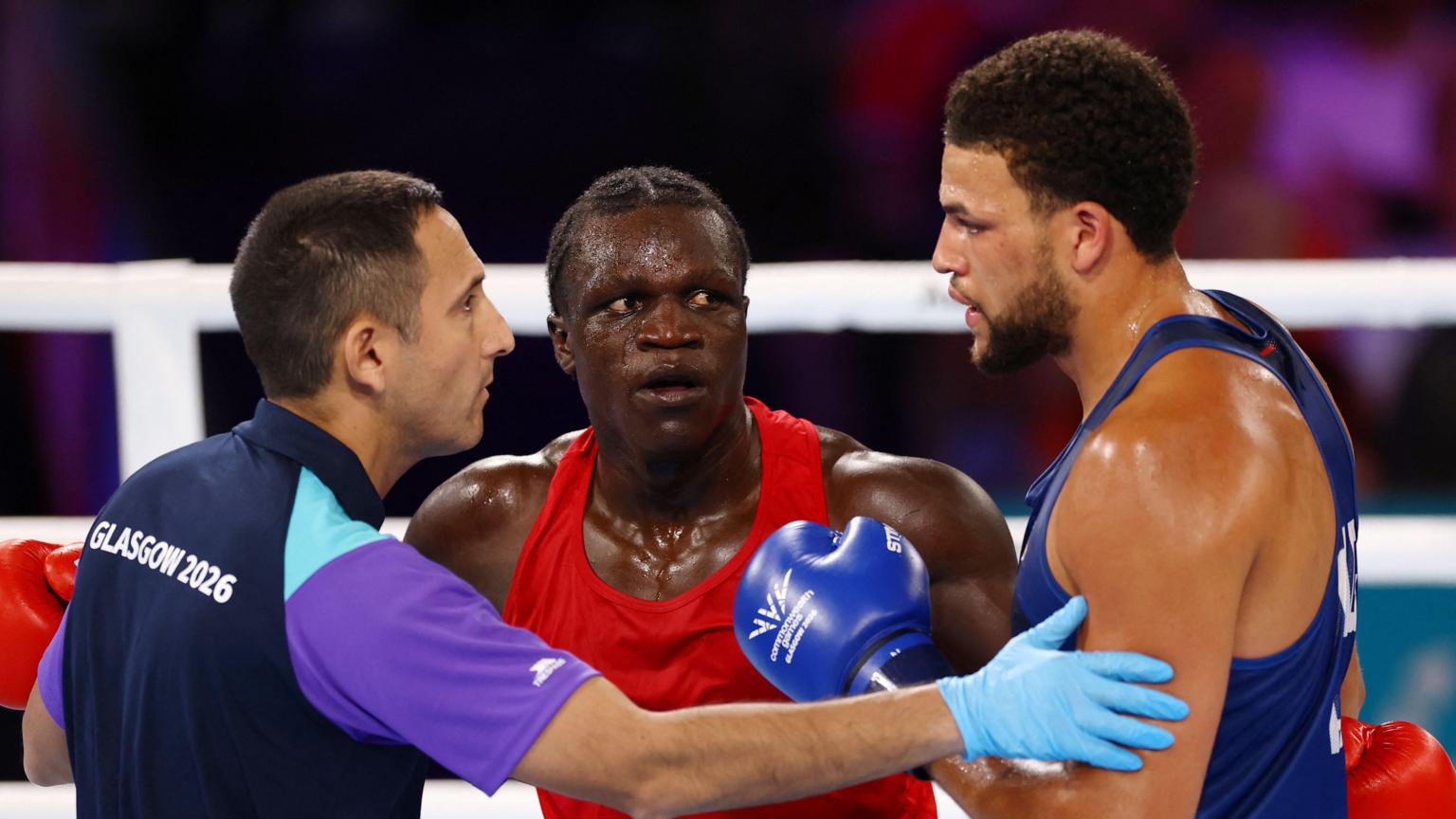 Boxer Abdul - grandson of dictator - disqualified for headbutt