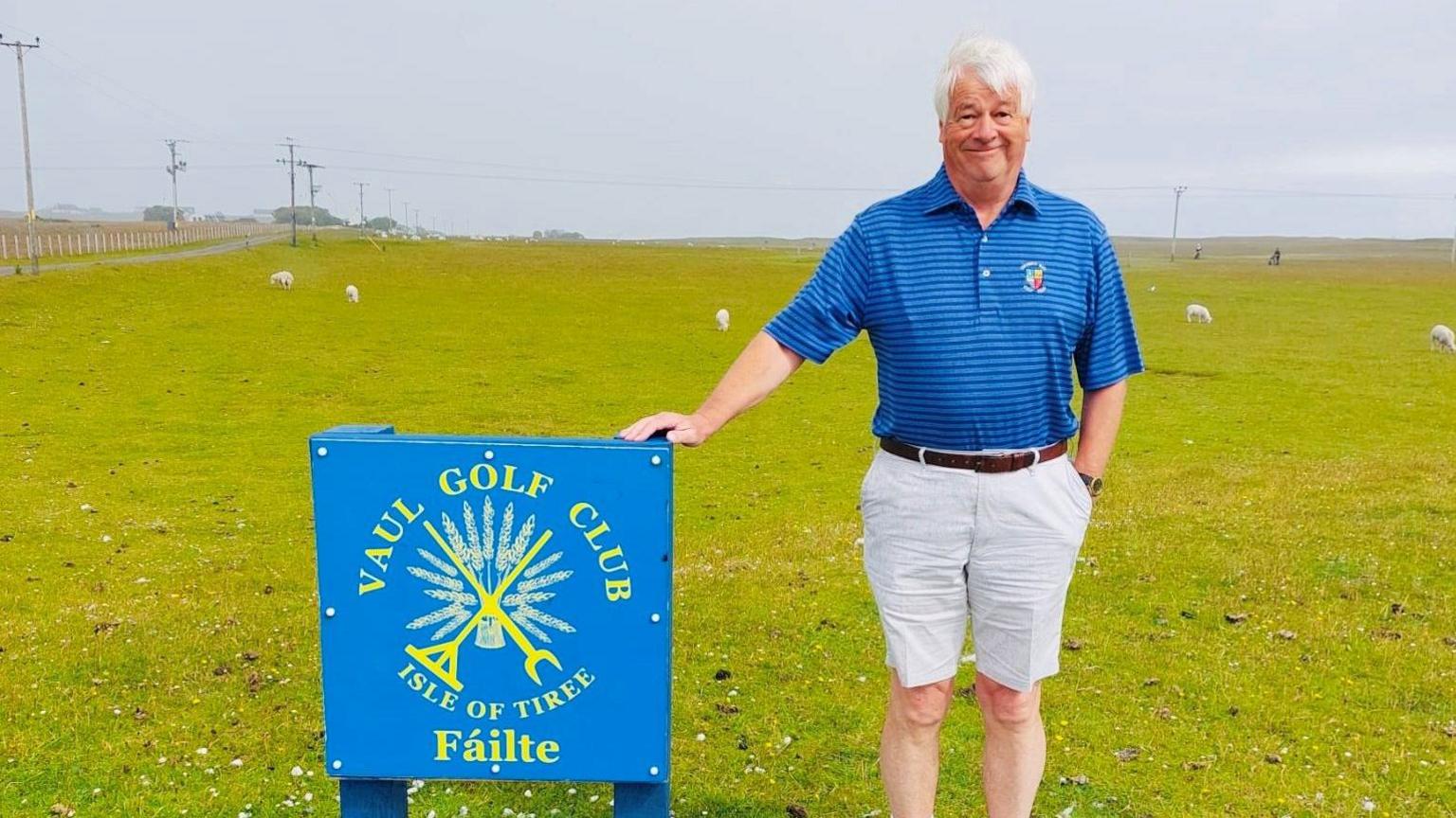 Phil Booth after his final round on Tiree