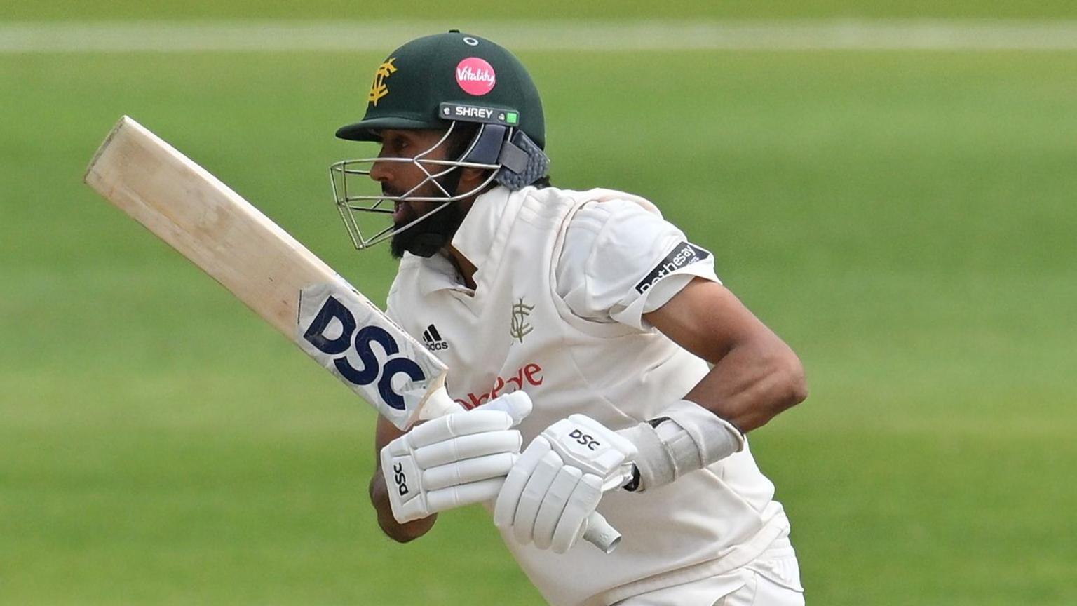 Nottinghamshire captain Haseeb Hameed