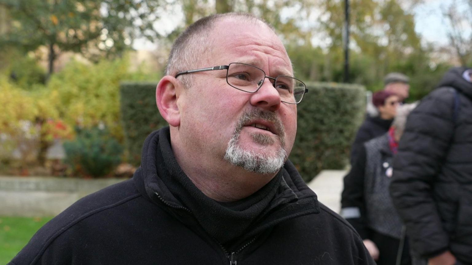 Shaun Berridge - a man with glasses and a goattee wearing a black fleece.