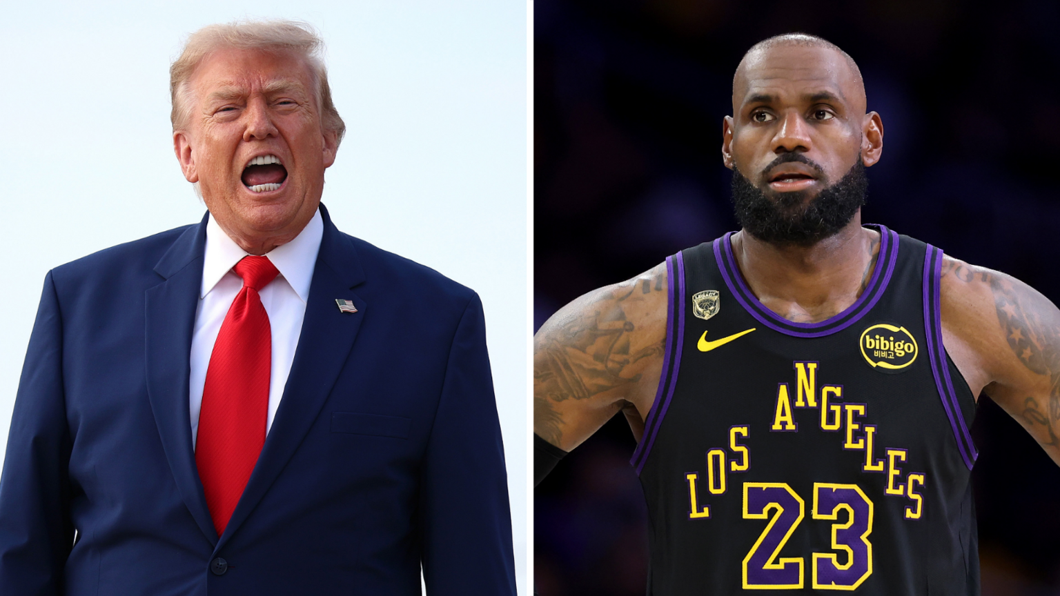 'Maybe he's a racist' - Trump critical of James