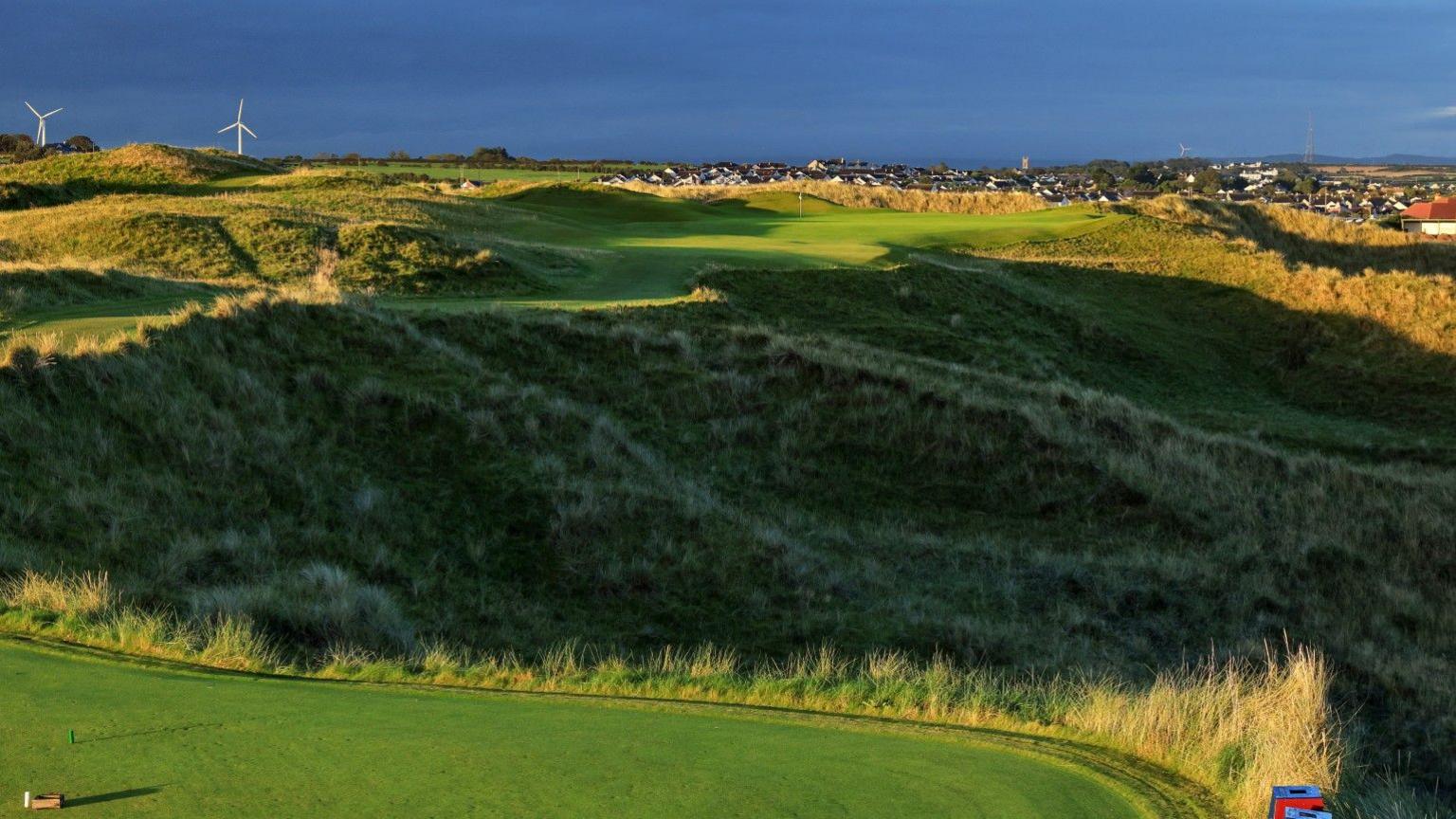 A general view of the 16th hole at Royal Portrush