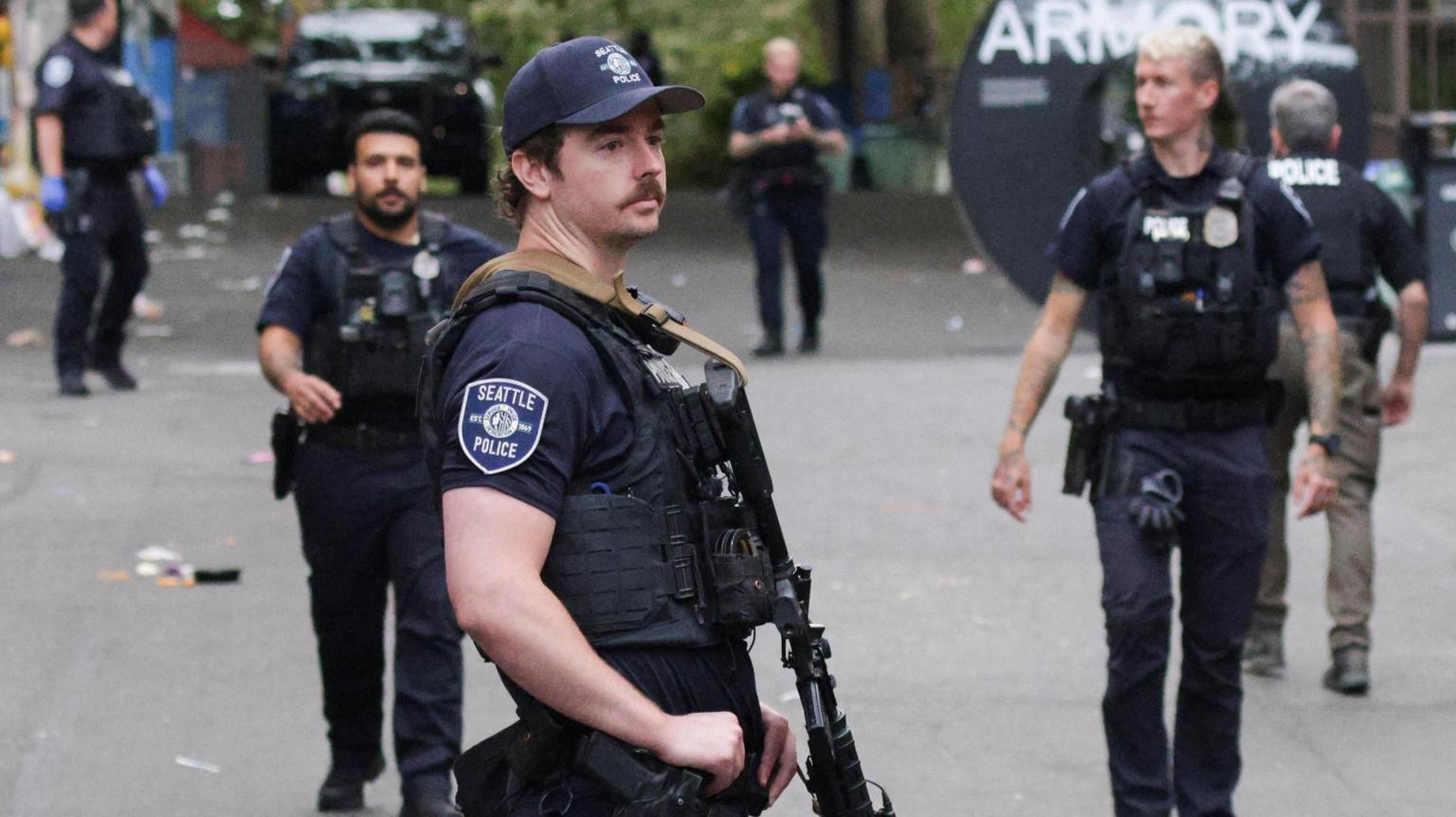 Three dead and several injured in shooting at food festival near Seattle's Space Needle