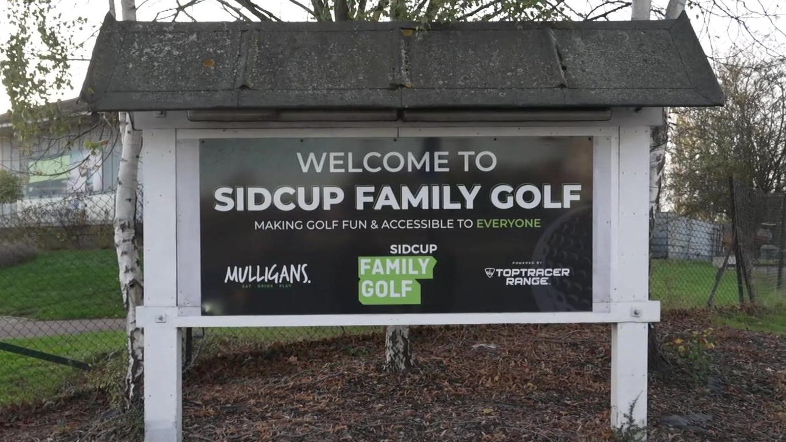 A general view of the entrance to Sidcup Family Golf. 