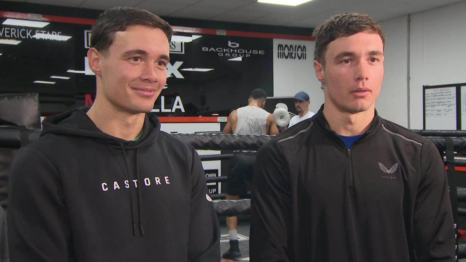 Welsh boxers Ioan and Garan Croft