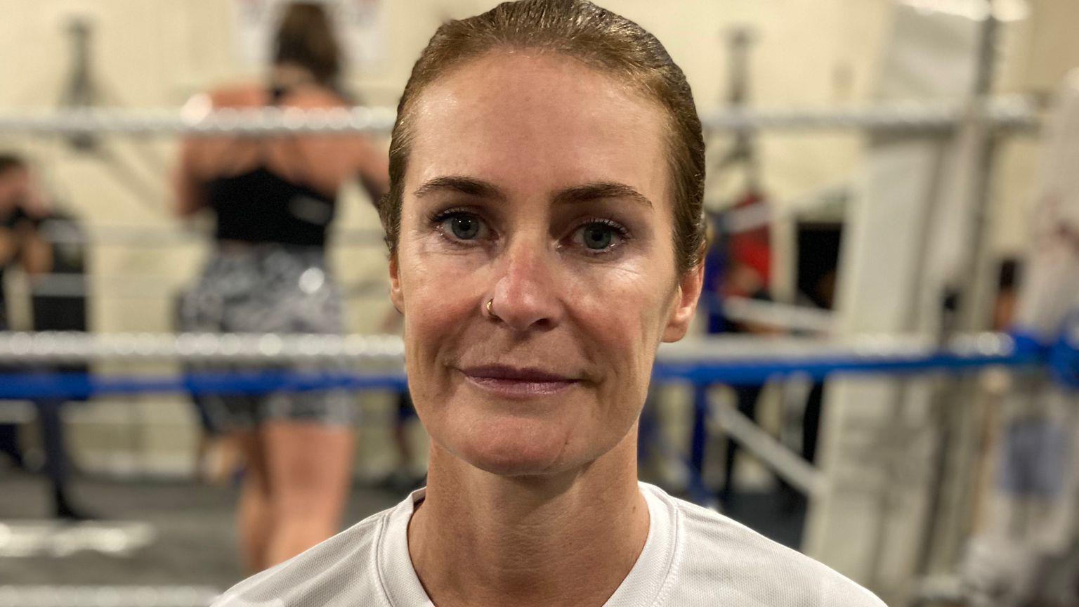 Clare Reilly at Far Cotton Boxing Club