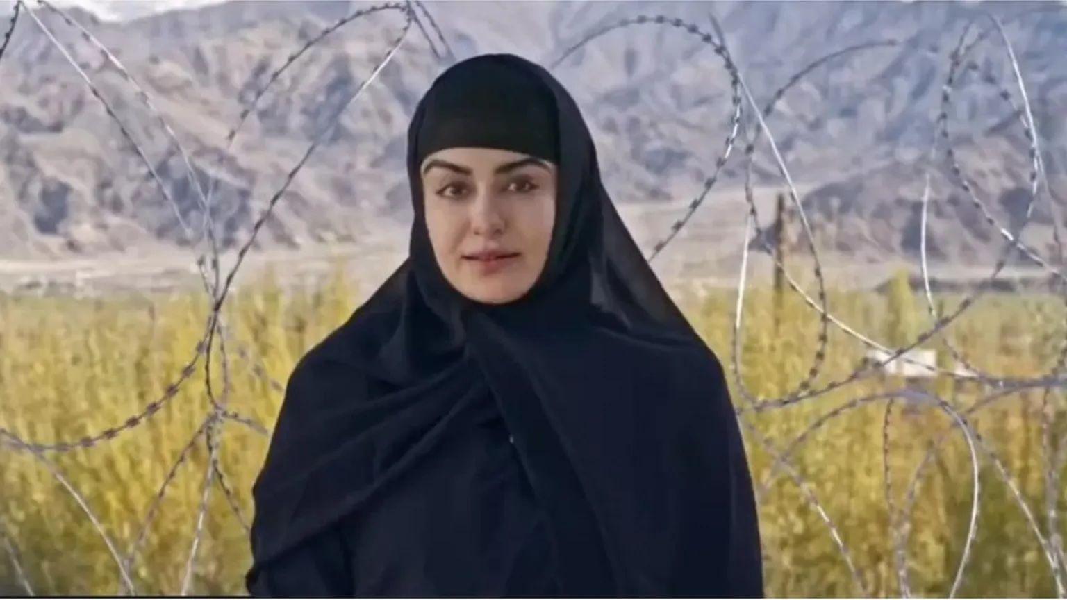 Actor Adah Sharma in a still from the film The Kerala Story