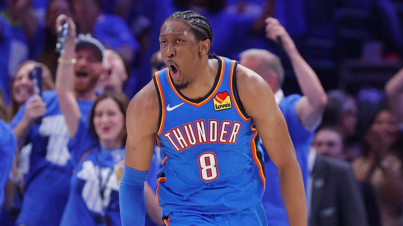 Oklahoma City Thunder forward Jalen Williams