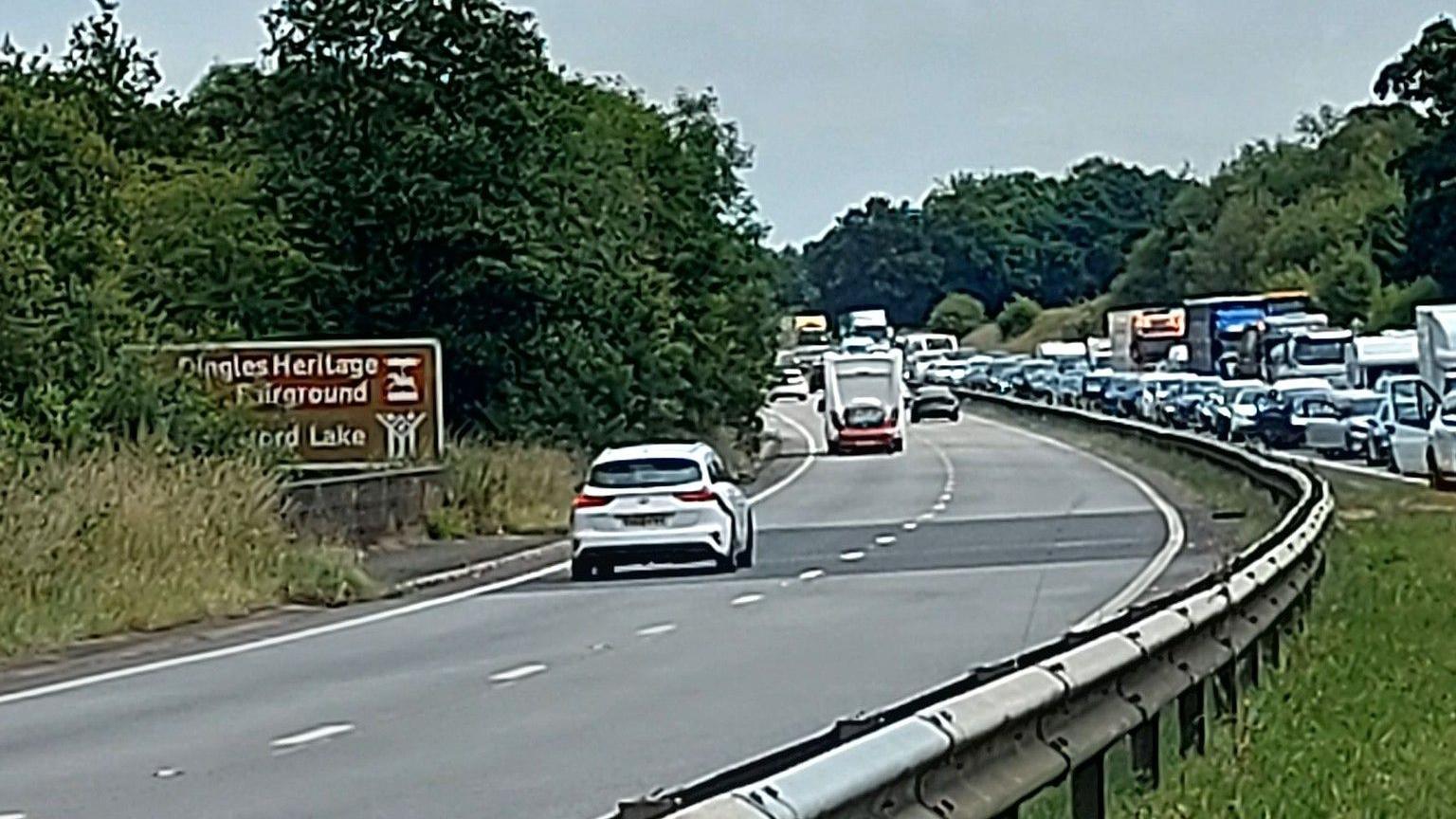 A30 traffic queues