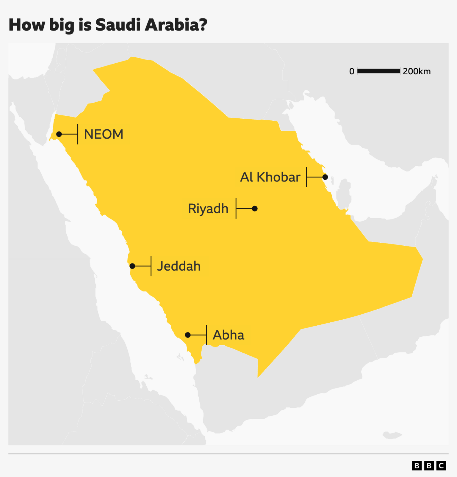 Map of Saudi Arabia host cities