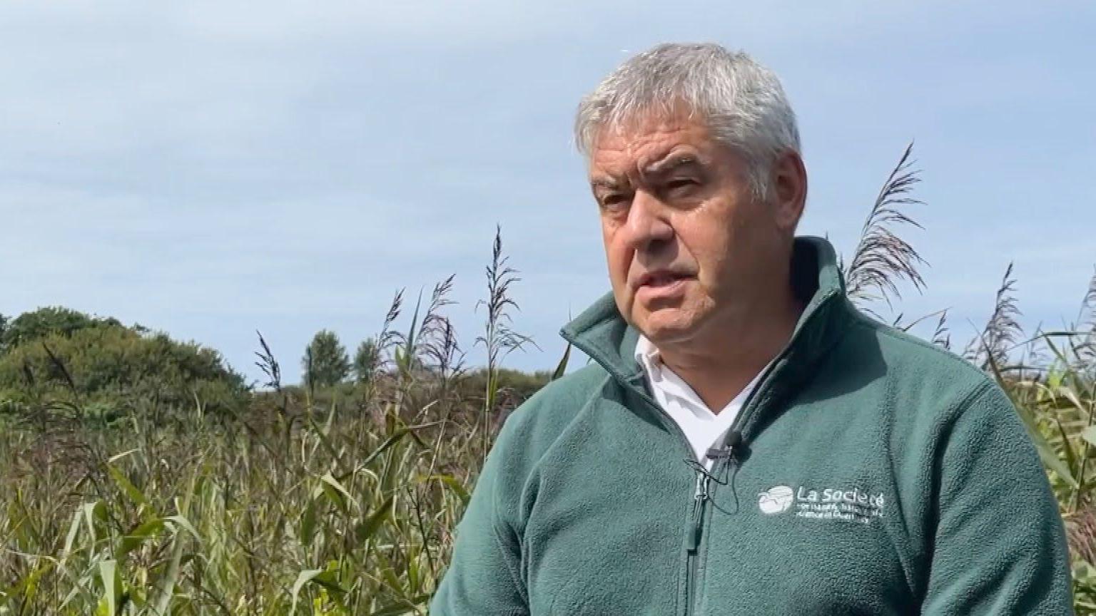 Steve Bourgaize in Guernsey's countryside