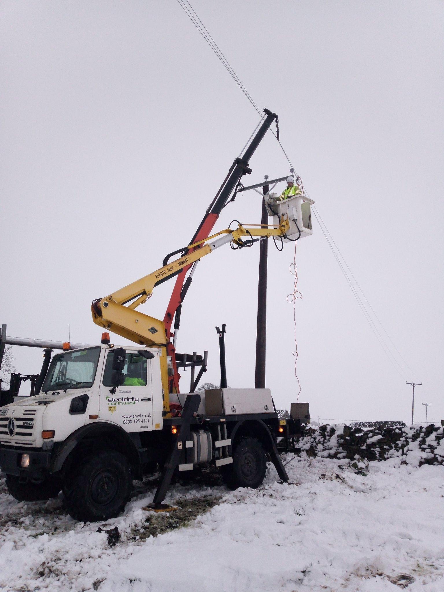 Engineers work to restore power