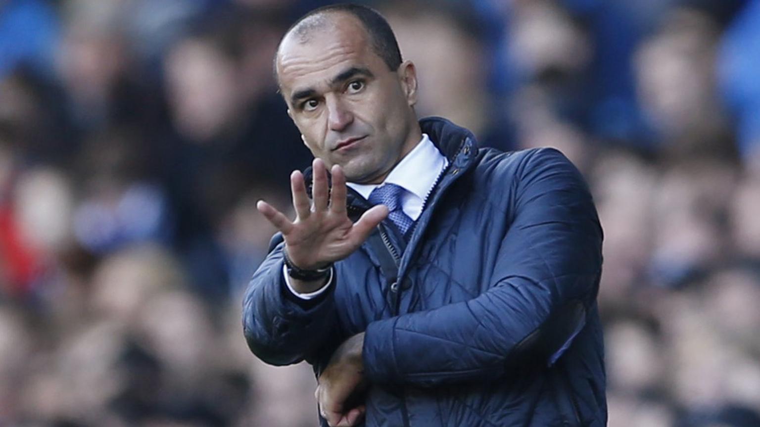 Everton manager Roberto Martinez