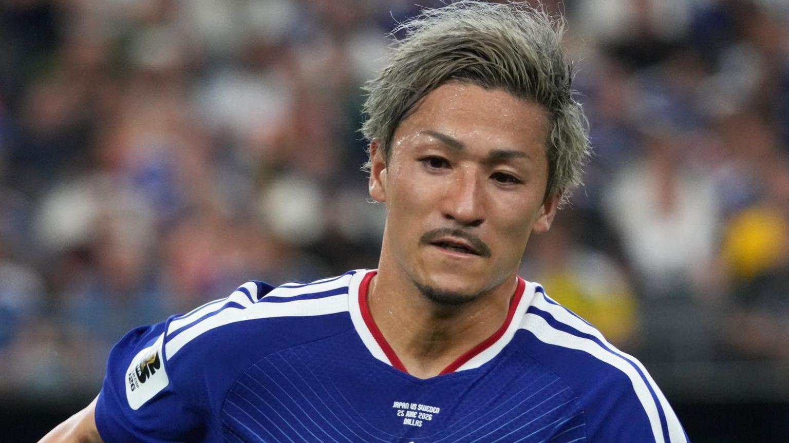 Japan forward Daizen Maeda 