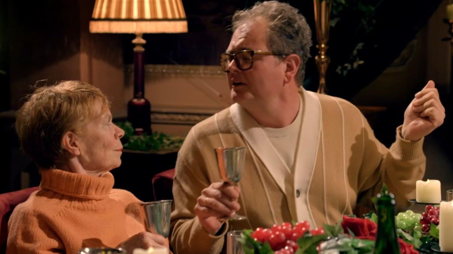 Celia Imrie and Alan Carr