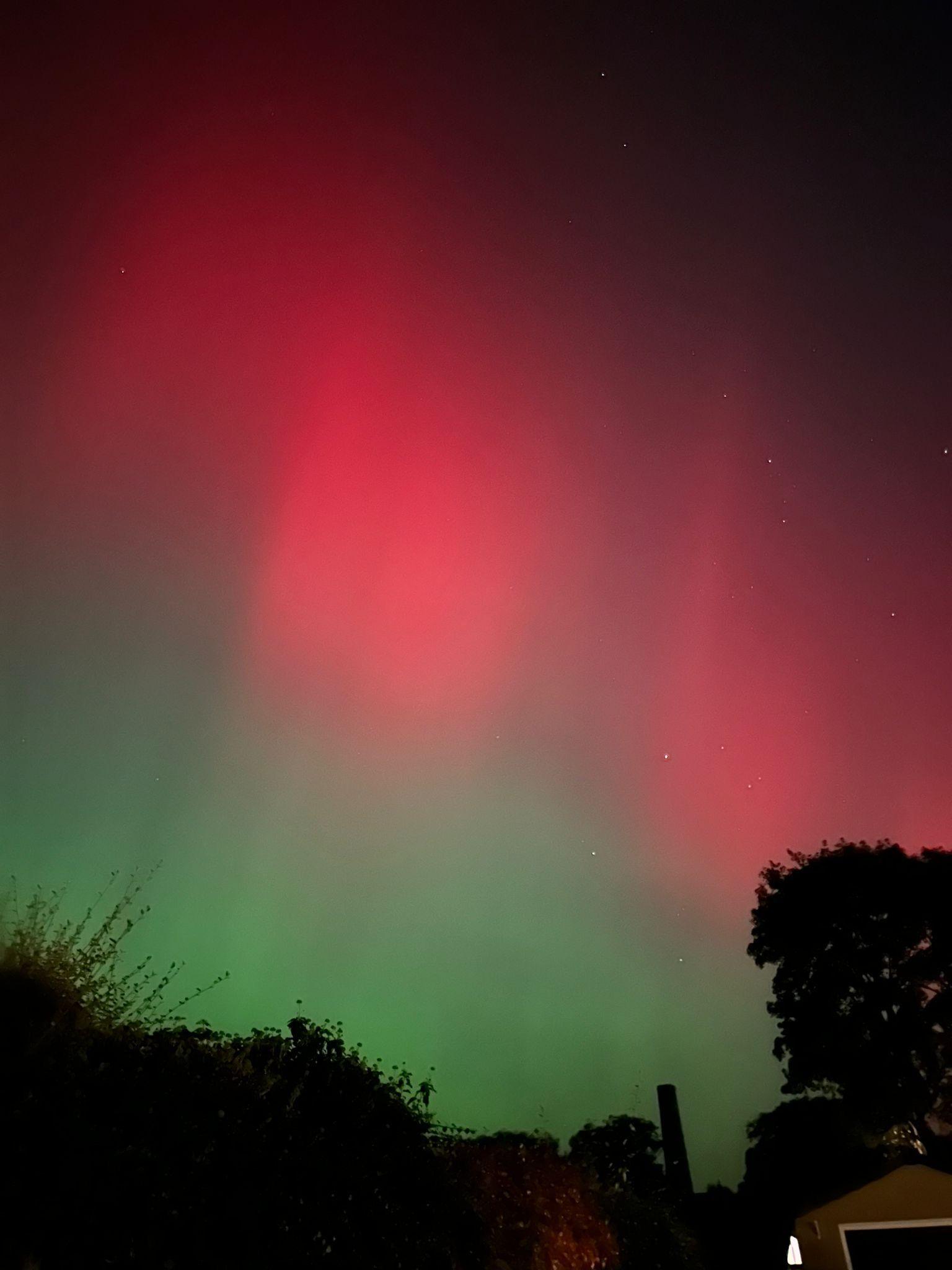 Vivid colours above Barrowford, Lancashire