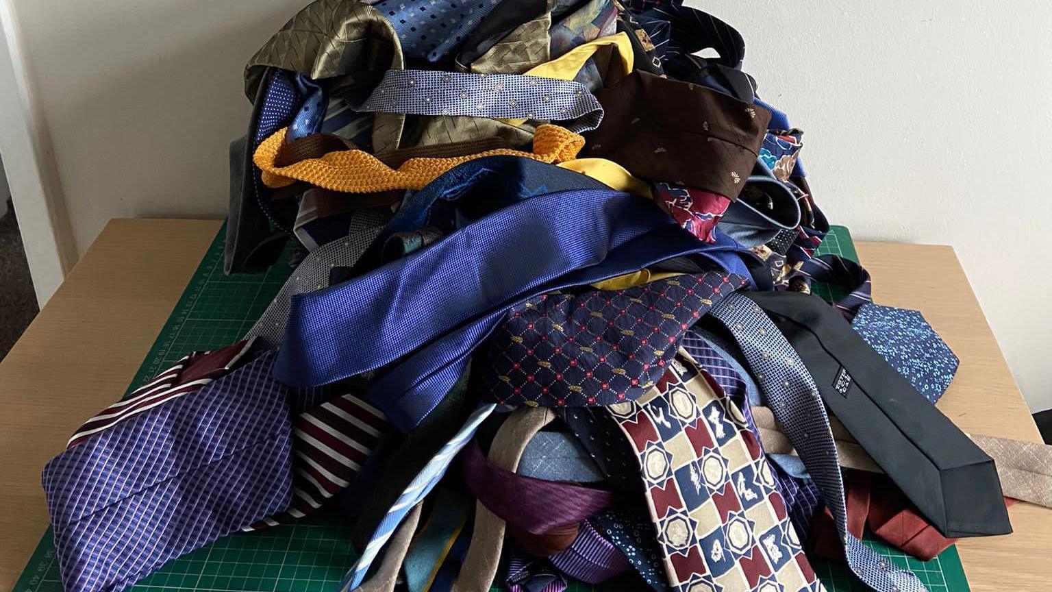 Pile of ties