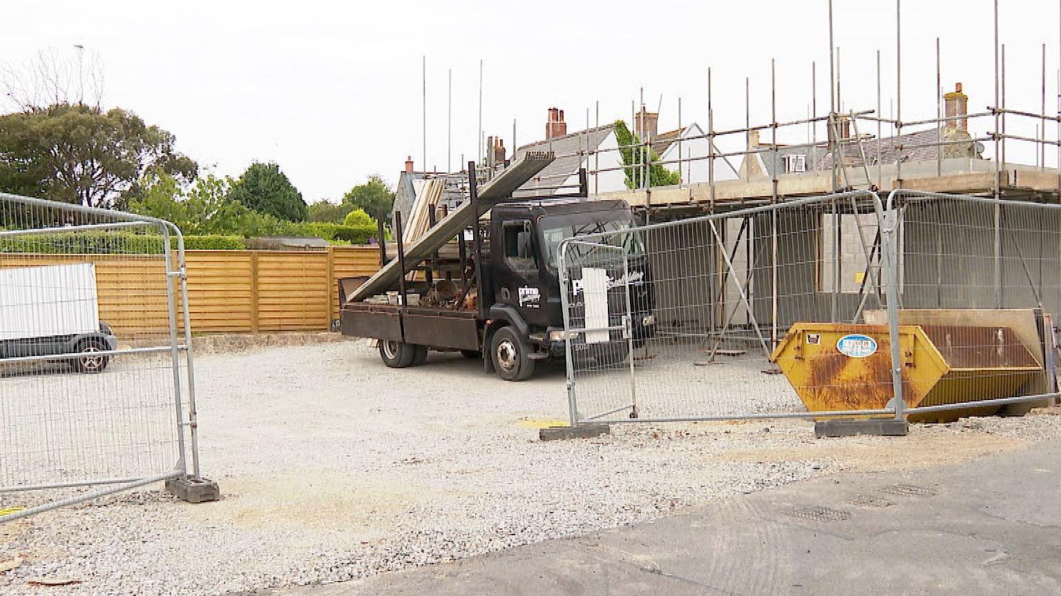 A Guernsey building site