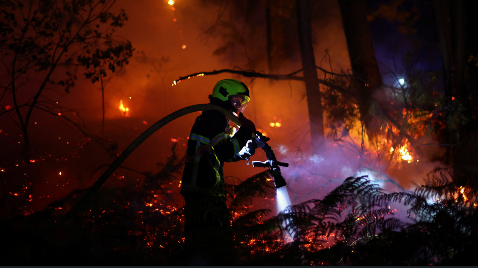 France battles fire 'whirlwinds' as another 55,000 evacuated
