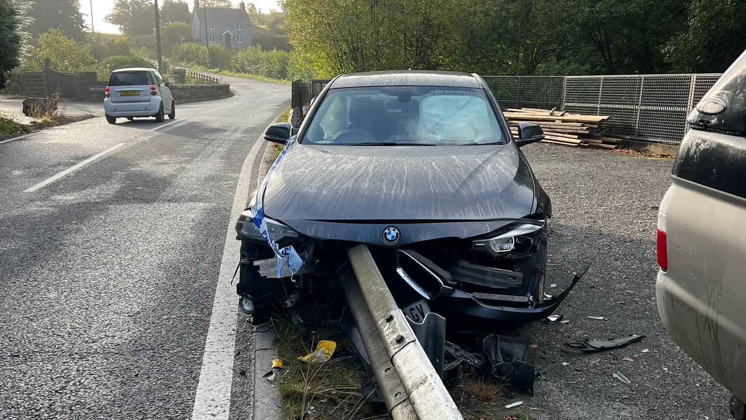 Damwain yn Nhalerddig