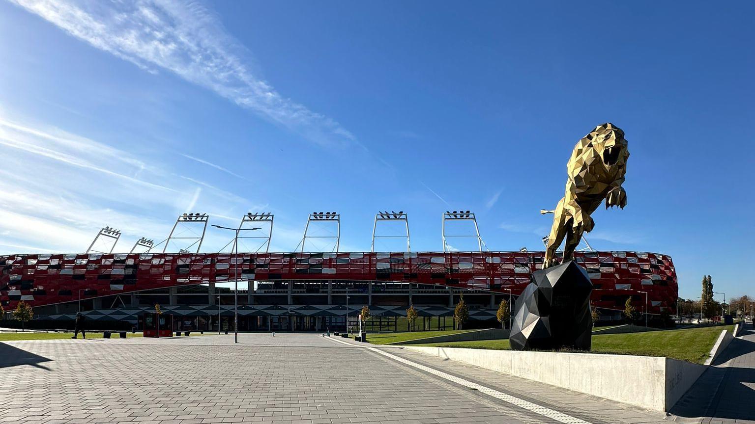 Boogieing at the Bozsik Arena... BBC Sport