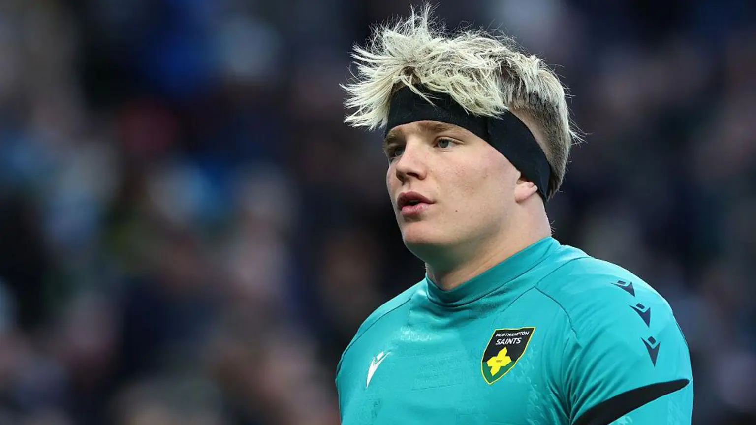 Northampton stadium illuminated for Champions Cup match