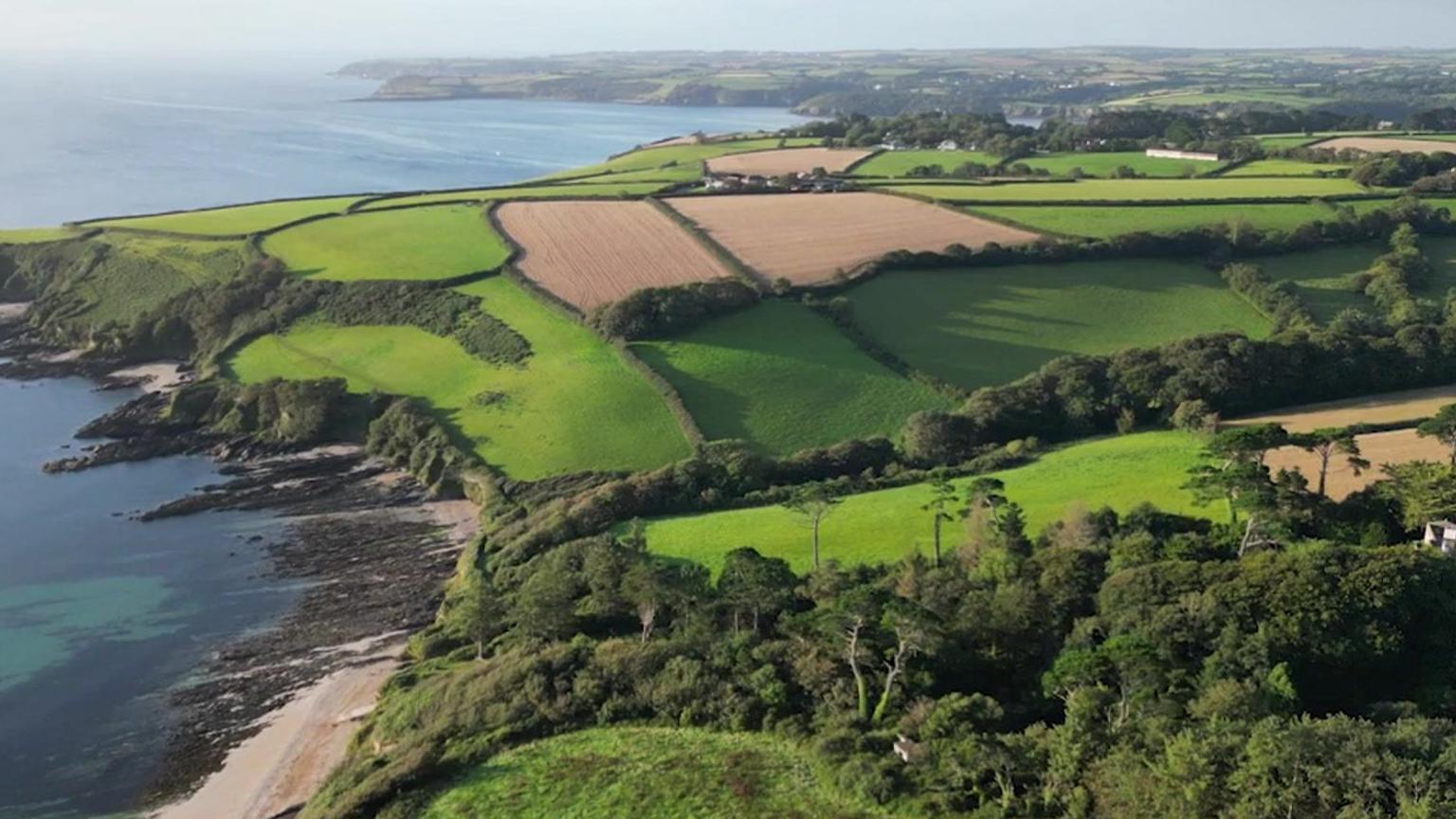 Proposed development site from above