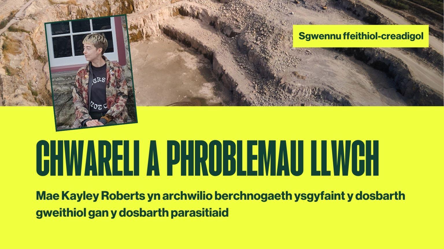 Kayley Roberts - Chwareli a phroblemau llwch