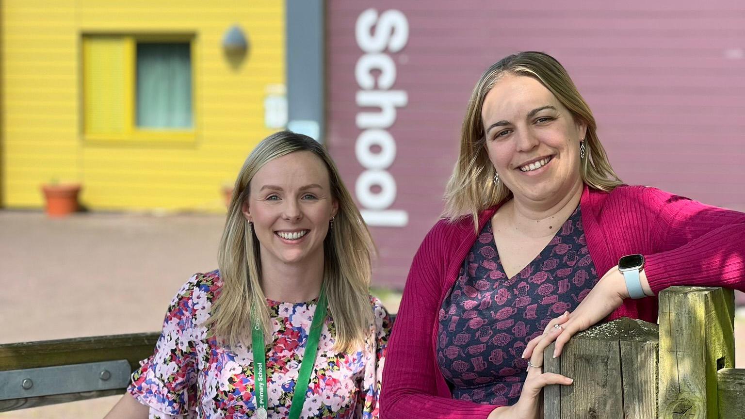 Gina Harrison (right) and Jessica Davies (left)