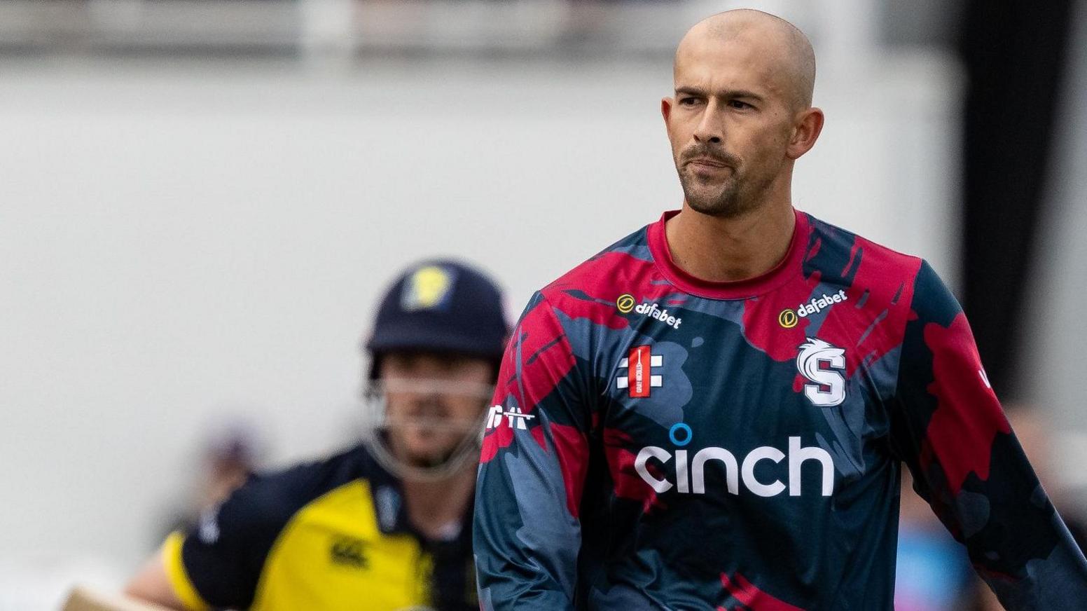 Ashton Agar in action for Northamptonshire