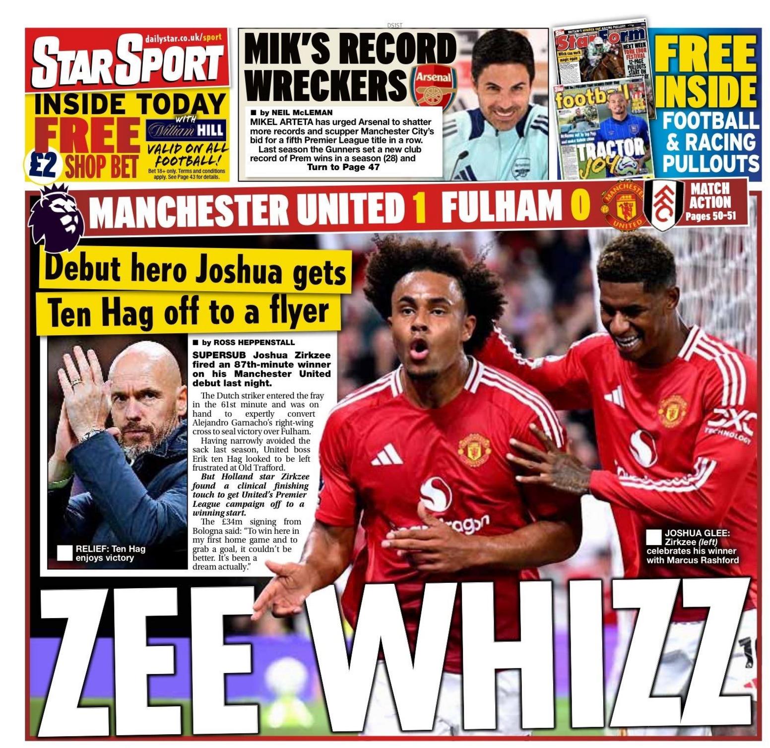 Star back page