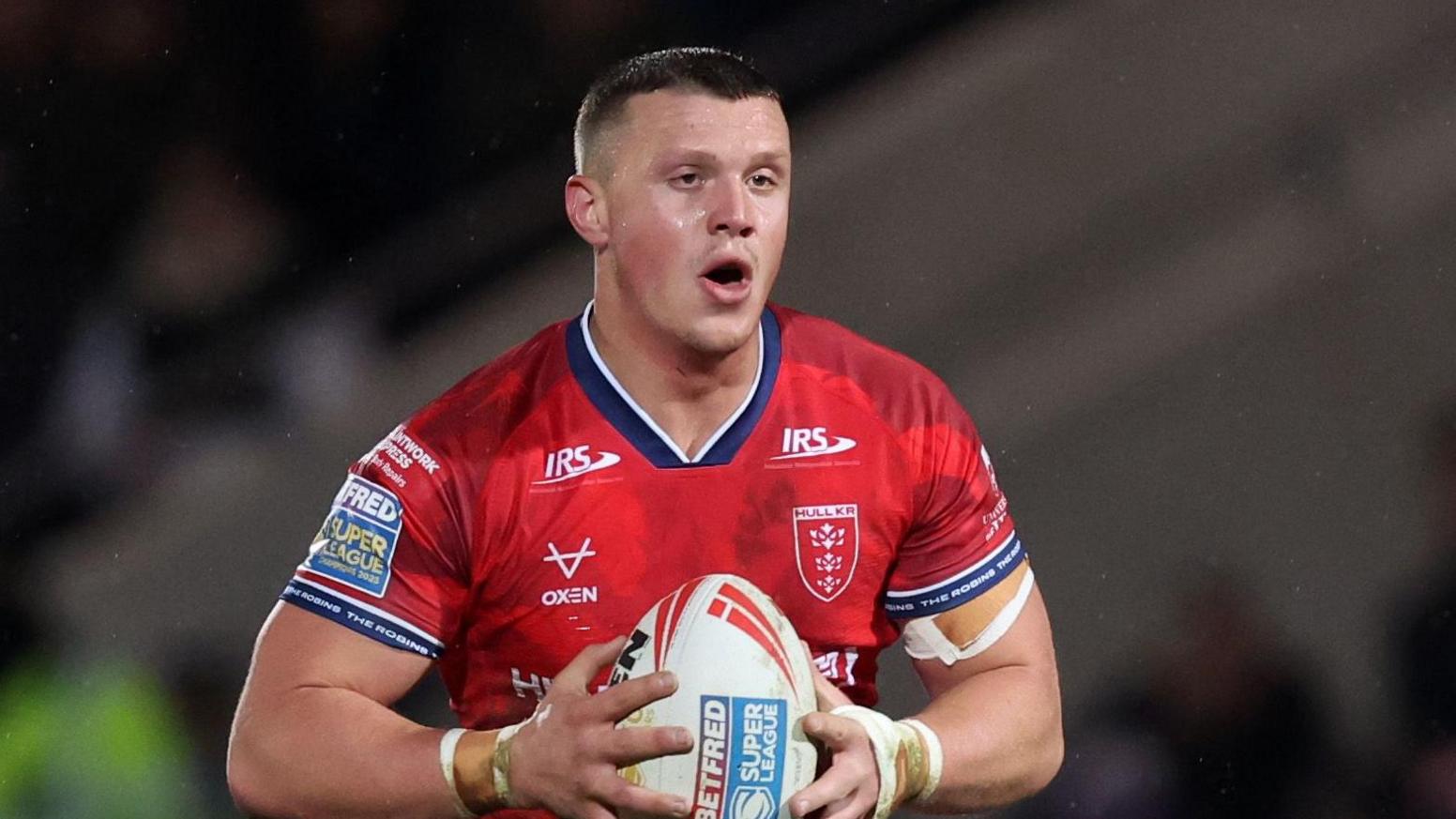 Jack Brown in action for Hull KR