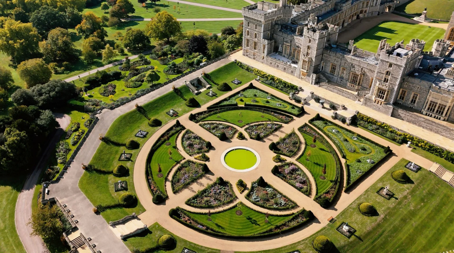 Photo showing the newly designed garden 