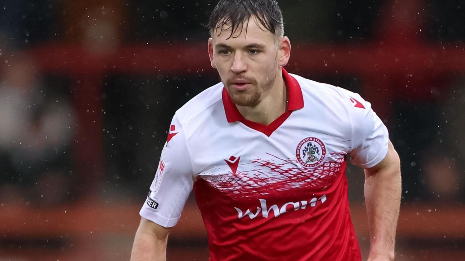 Donald Love in action for Accrington Stanley