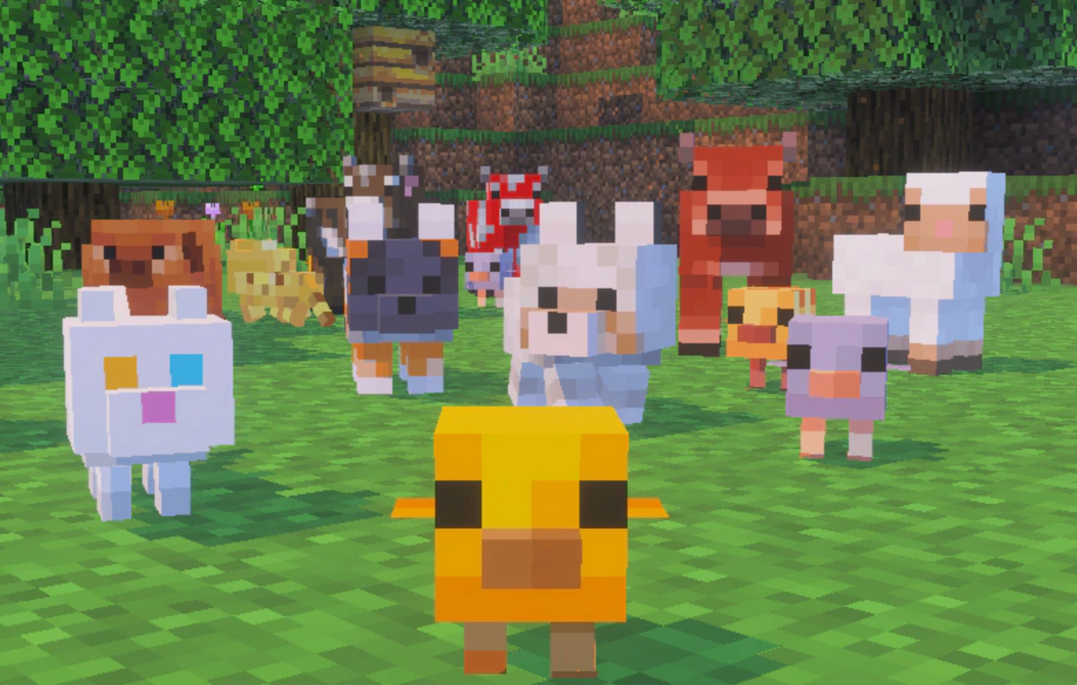 new versions of baby farm mobs in minecraft.